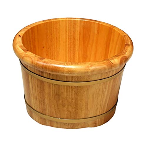 Wood Foot Bath Bucket Foot Soak Bucket, Foot Bath Spa Tub, Foot Tub for Soaking Feet, Wood Bucket for Pedicure, Foot Basin for Adults Super Easy to Use Anniversary Selfless Dedicat