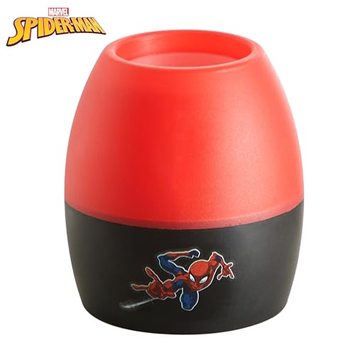 Image of Idea Nuova Marvel Spiderman Scene Projection Kids Lamp and Nightlight, 3.94 inch W x 4.15 inch H (Pack of 6)