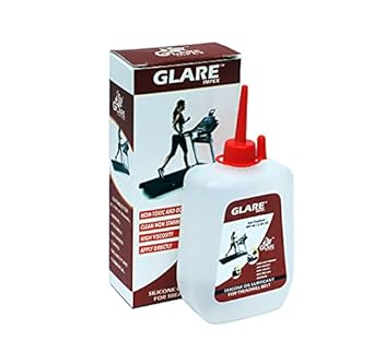 Glare Impex Silicone Oil Treadmill Belt Lubricant Silicone Oil Universal Treadmill Belt Lube Lubricant Silicone Oil 100ml / 3.40 Oz