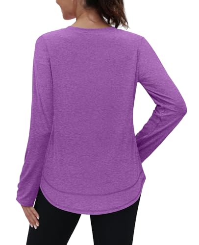 Image of XIEERDUO Women's Workout Tops Long Sleeve Shirts Sun Protection UPF 50+ Quick Dry Shirts for Hiking Running S-3XL