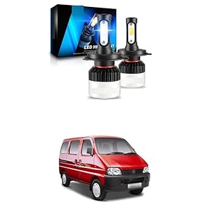 LOVMOTO H4 Car Led Headlight Bulbs Hi/Lo 72W 9000LM 6500K LED Fog Light Automotive Headlight Bulbs Auto Conversion Driving Lamp Cool White, (H4) Comfortable With Ee-co