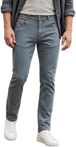 Urbano Fashion Men's Slim Fit Mid Rise Washed Jeans Stretchable