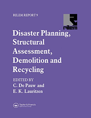 Disaster Planning Structural Assessment Rilem Report 9 solution gestion démolition