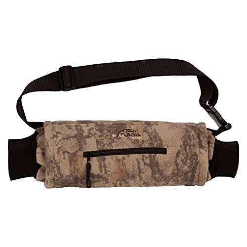 Product Image of the Natural Gear Fleece Camo Hand Warmer Muff and Fanny Pack with Elastic Cuffs and Zippered Pocket for Men, Great for Camping, Hunting, Fishing, and More, Windproof