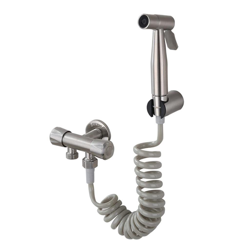 Pulvérisateur de robinet de bidet haute pression WC double poignée