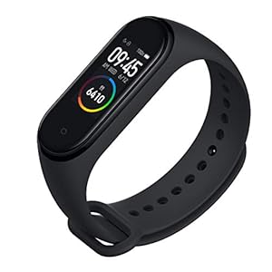 Mi Smart Band 4 0.94-inch AMOLED Color Display, 20 Days Battery, 5ATM Water Resistant, Music Control, Unlimited Watch Faces, Compatible with Android and iOS