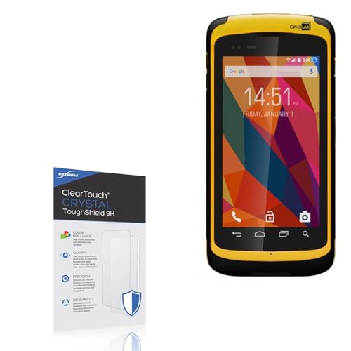 BoxWave Screen Protector Compatible with Cipherlab RS50 - ClearTouch Crystal ToughShield 9H (2-Pack), Clear 9H Tough Flexible Film Screen Protector