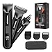 MAXGROOM 3 in 1 Manscape Body Hair Trimmer for Men, Pubic Hair & Ball Shaver with Controllable LED Light, IPX7 Waterproof Body Groomer, LED Display USB Type-C Rechargeable