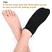Codream Men's Moisturizing Gel Socks Men's Feet Care Ultimate Treatment for Dry Cracked Rough Skin on Feet with Spa Quality Botanical Gel Set of 2 Pairs Black and Purple Small