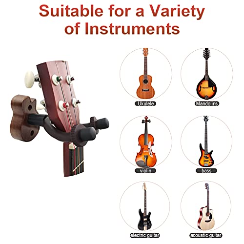 TTCR-II 2 Pièces Support Mural Guitare ,Support Accroche Guitare en bois de noyer Cintres muraux Porte guitare pour… - Les Beatles, Paul McCartney, John Lennon, RIngo Starr, George Harrison TTCR-II 2 Pièces Support Mural Guitare ,Support Accroche Guitare en bois de noyer Cintres muraux Porte guitare pour… – Image 5
