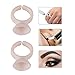 Pigment Ring, 3 Types 100pcs Silicone Semi-permanent Ink Ring Cup for Pigment Holder Microblading Pigment Glue Rings Ink Holder For Semi Permanent Makeup(M)