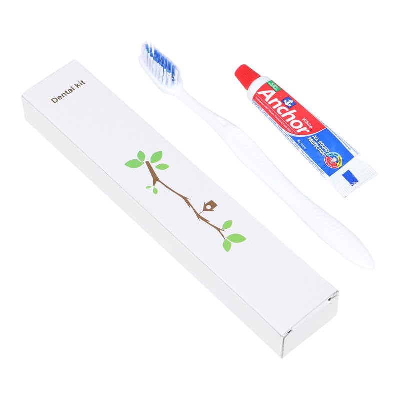 Image of Hotel Toiletries Kit| Hotel Accessories | Hotel Guest House Toiletries Kit | Toiletry Kit | Pack of Dental Kit, Comb, Shower cap, soap, shampoo, Bath Gel, Moisturizer | Set Of 25 Kits (50)