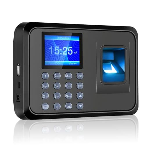 Relógio de Ponto Biométrico Digital com Impressão Digital Armazenamento Seguro e Preciso Sem Software Conexão USB Confirmação Sonora e Visual AlverSun