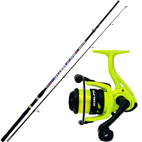Kolpo combo Ottima Canna da pesca spinning due sezioni 60