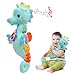 Fuzqq Baby Toys 0-6 Months,Infant Musical Stuffed Animals Soft Toy with Bright Colors,Crinkle Sound Paper, Multi-Textures & Rattles,Baby Newborn Toys for 0 3 6 9 12 Months Boy/Girls Gift(Seahorse)