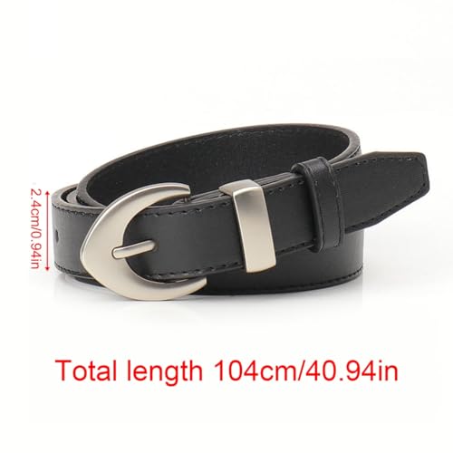 Trendy Women’s Waistband Waist Strap 2.4cm Width PU Waist Belt for Jeans Pants Waist Accessories3