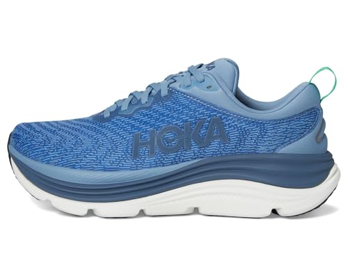 Image of Hoka Men's Gaviota 5 Sneaker, Downpour /Thunder Cloud, 13 Wide