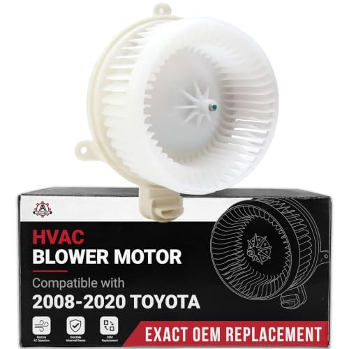 Image of Lower HVAC Blower Motor - Compatible with Toyota - Sequoia, Sienna - Heater Blower Motor - Blower Motor Assembly - Replaces 87103-0C051, 700298, 75050-2008-2020