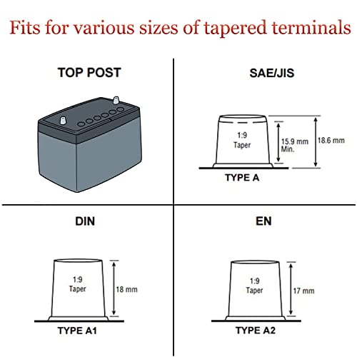 image for Young Dance 6x1/0 Gauge AWG Lead-Acid Battery Terminals Clamp - 6-Way 