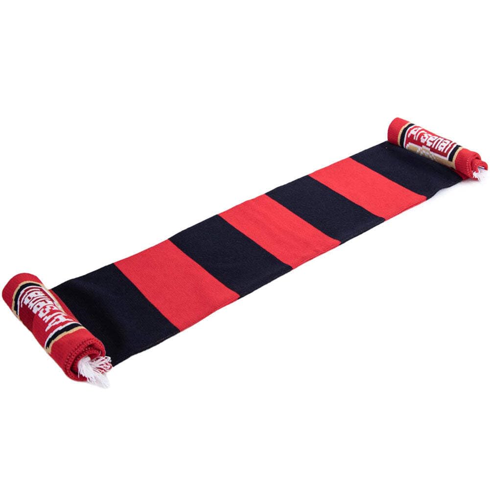 Arsenal FC Contrast Bar Scarf (One Size) (Red/Navy)