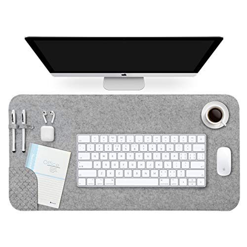 Desk Matt for Desktop, Homesy Large Mouse Pad Waterproof Desk Pads & Blotters for Home and Office Gaming, Non-Slip Desk Protector Writing Mat Organizer Multifunctional Work from Home Desk Accessory