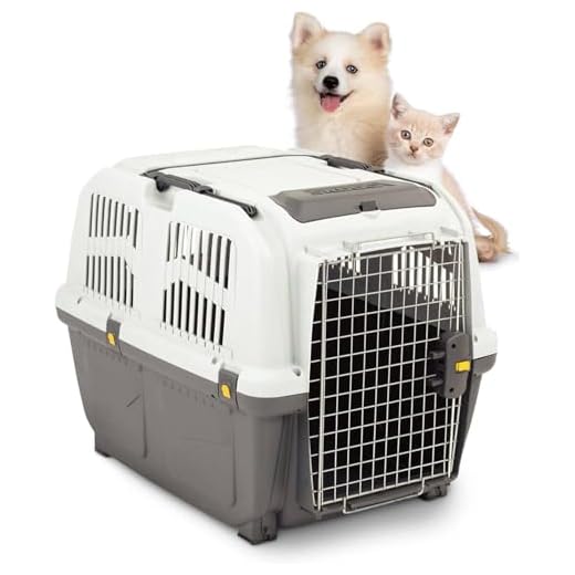 dibea Hundetransportbox Hundetasche Hundebox Faltbare Kleintiertasche Größe L Farbe Beige 5 PETGARD Transportbox SKUDO 5 IATA
