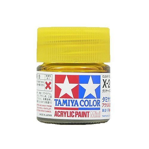 タミヤカラー アクリルミニ X-24 クリヤーイエロー 光沢