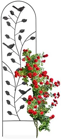Relaxdays Rankgitter 2er Set, 220 X 50 Cm Pro Element, Freistehend, Grün, Für Kletterpflanzen