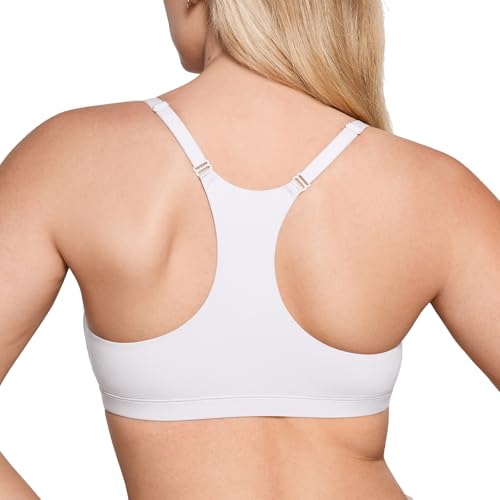 Image of INLYRIC Women's Inbarely Soft Racerback Bralette - Wireless Full Coverage No Padding Unlined Bralette