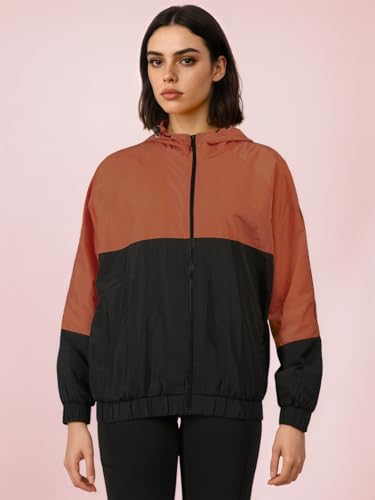 Image of CHKOKKO Sunscreen Jacket for Women Hooded Zipper Sports Jacket | UV Protection | Sun Protective | Lightweight Water Resistant | Riding Biker | Outdoor Travel Gym Running