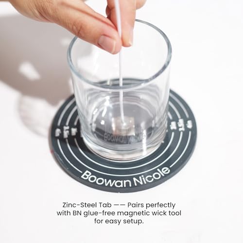 BOOWAN NICOLE 100 piezas mechas pre-enceradas para velas miniatura 3