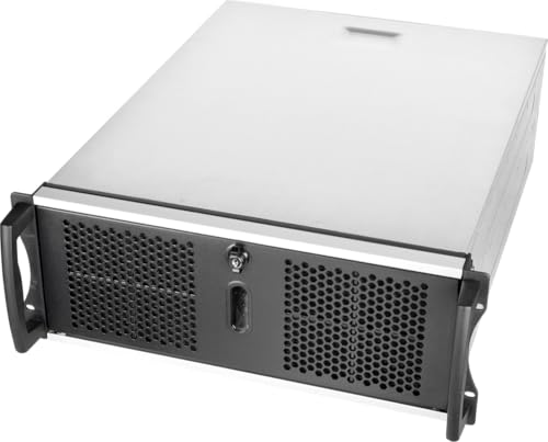 Image of Chenbro 4U High Performance Industrial Server Chassis - 21.5 inch,5B*3.5 inch,3B*5.25 inch ODD,BZ BLK,E00,CRPS /ATX BKT,USB3.0