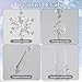 Crystal Ornaments Christmas Tree Decorations - 21pcs Christmas Tree Ornaments Sparkling Dazzling Festival Party Decoration Crystal Snowflake Design Hanging Ornament Holiday Season Home Decor