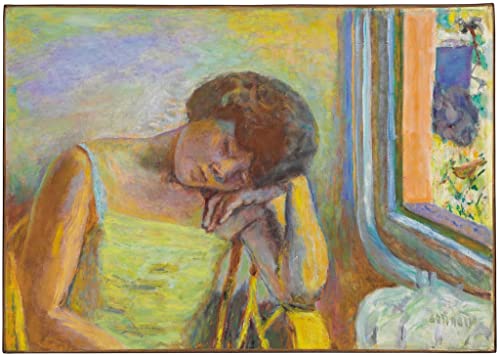 Lienzo decorativo para pared de Pierre Bonnard, pintura de la Mujer dormida 60x90cm