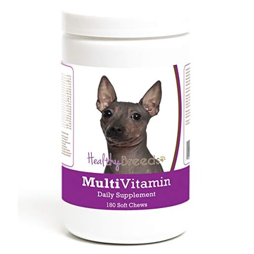 Healthy Breeds American Hairless Terrier Multivitamin Soft Chew for Dogs 180 Count
