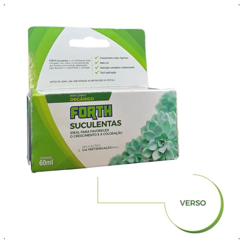 Adubo Forth Suculentas 60ml - Concentrado - Líquido