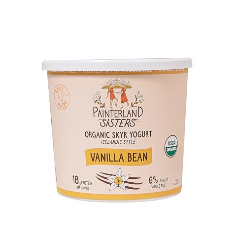 Painterland Sisters, Yogurt Skyr Vanilla Bean Organic, 24 Ounce