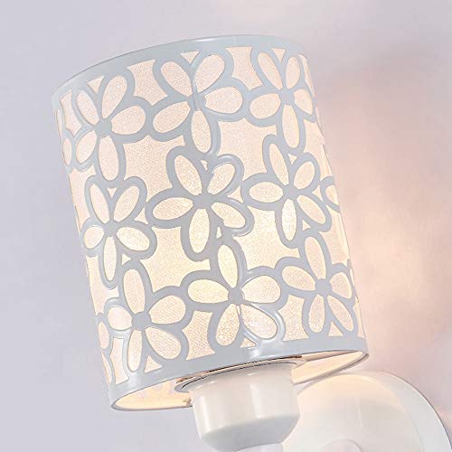 Aplique de pared cromado con diseño hueco moderno para iluminar el dormitorio y pasillo 6