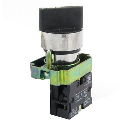 Ui600V Ith10A SPST 2-Terminal 2-Positions Selector Self-Locking Rotary Switch
