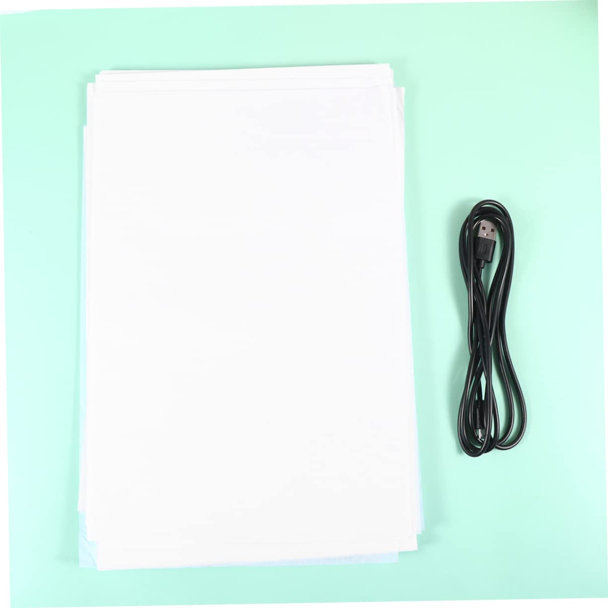 Table Lumineuse A4 LED en Acrylique Blanc, 1 Set pour Dessin