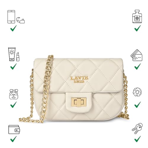 Image of Lavie Luxe Women's Chan25 Flap Cross Body Sling Bag | Ladies Purse Handbag | Gift for Women