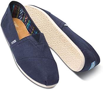 TOMS Women's Canvas Slip-On,Navy Canvas,6 M | Image 7