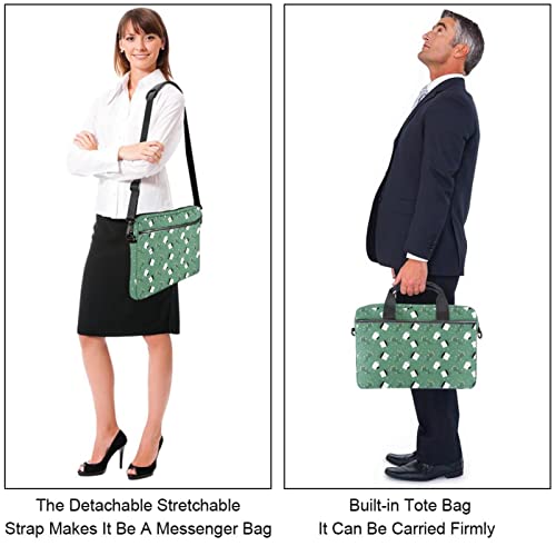 Sac fourre-tout vert ordinateur protégeant des rayures pour portable 13-14.5" - 4