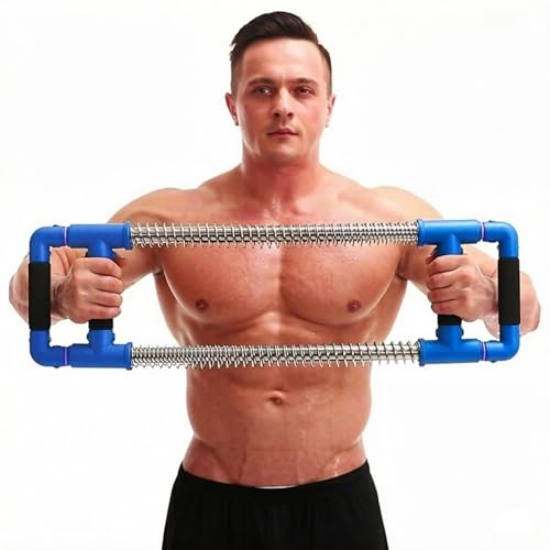GOFITNESS Push Down Bar Appareil de Musculation pour Les Pectoraux - Muscler : Pectoraux, Bras, Épaules, Abdos et Dos - Entraîneur de Force à Maison