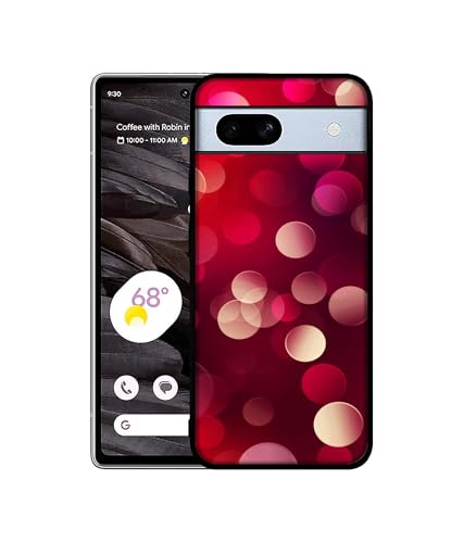 Image of 3D Circles Design Premium 2D Printed Metal Back Case Cover for Google Pixel 7A 5G