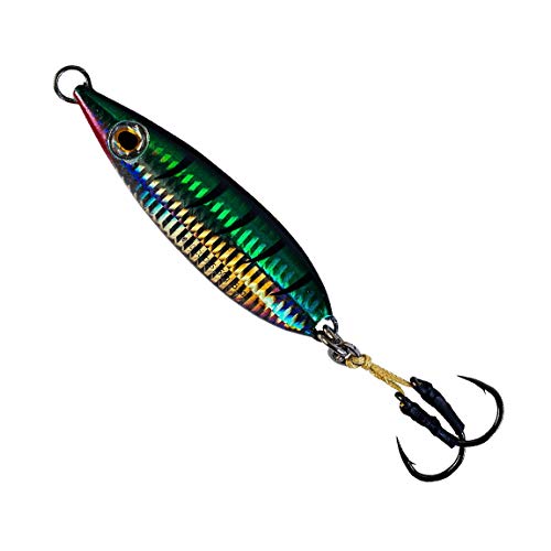 Flat Fall Jigs Slow Vertical Irons Fast Ocean Lures w/ MUSTAD Hooks