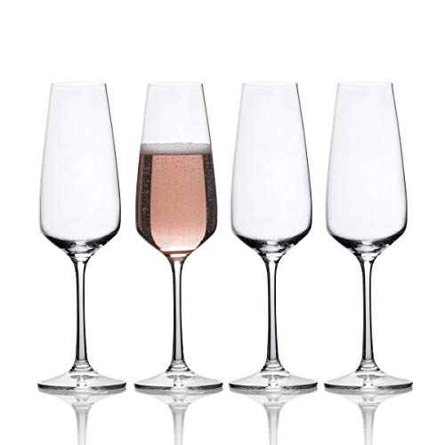 Mikasa Melody Champagne Flute, Set Of 4, 9.5-Ounce, Clear #TOP3