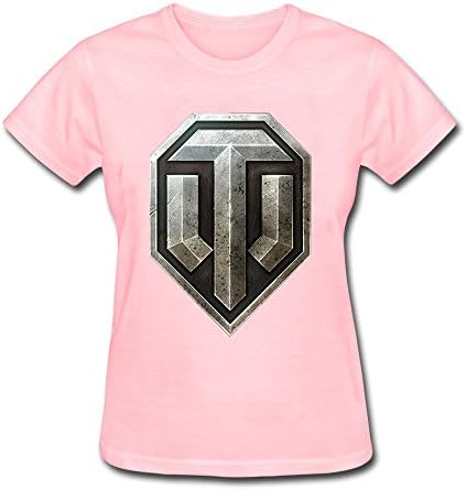 TangTee Women's Game World Of Tanks WOT Logo Short Sleeve T-shirt