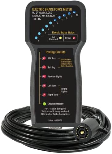 IPA #9107B Electric Brake Force Meter (3rd Gen) w/Dynamic Load Simulation and Circuit Testing