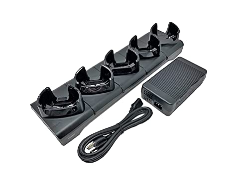 symbol 2021 voyager 4310 5-port charging cradle kit for tc77 tc72 tc75 tc70 android scanners  power supply assembly included renewed